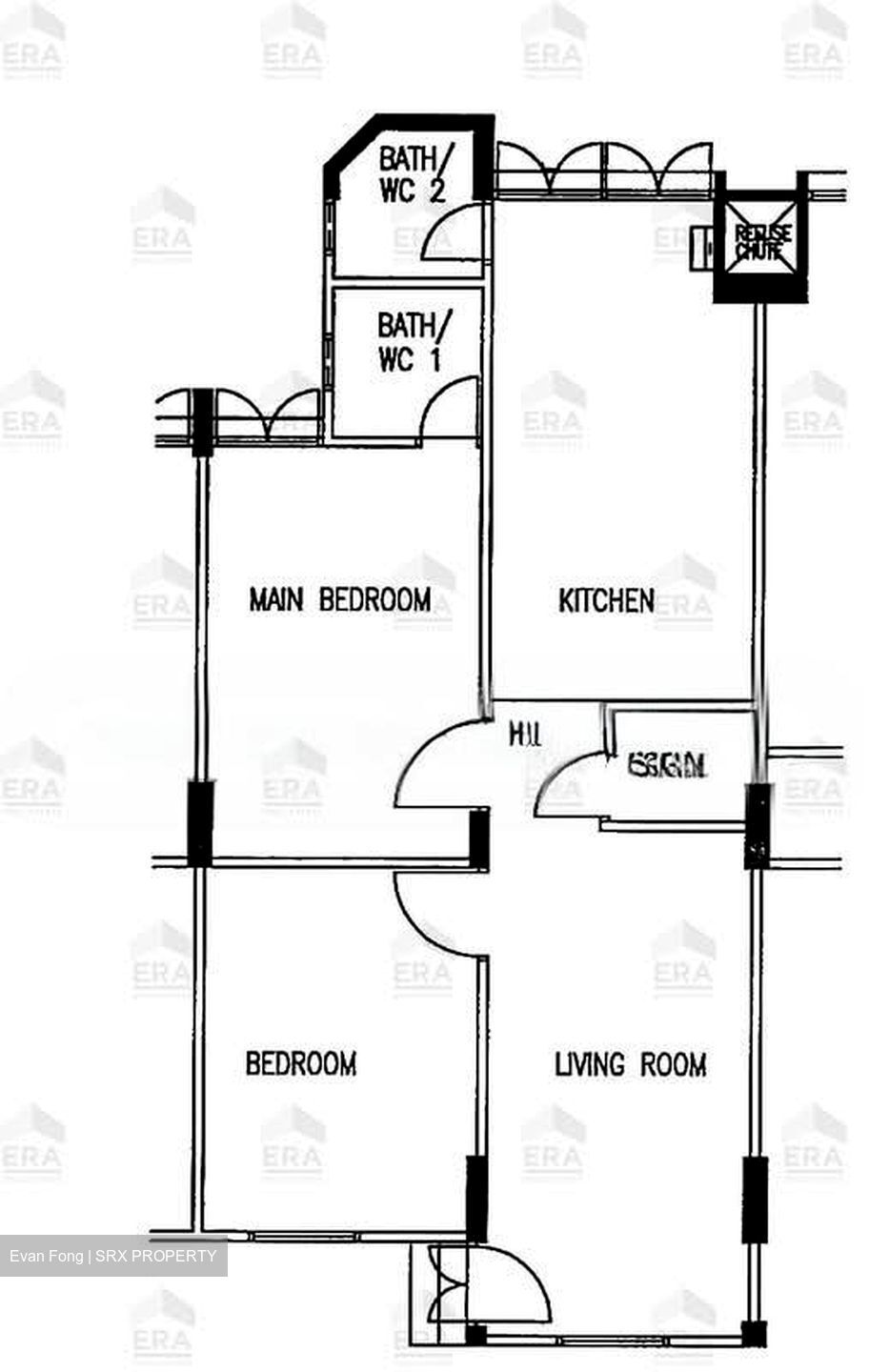Blk 304 Hong Kah East Garden (Jurong East), HDB 3 Rooms #601572671